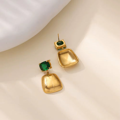 Emerald Drop Earrings