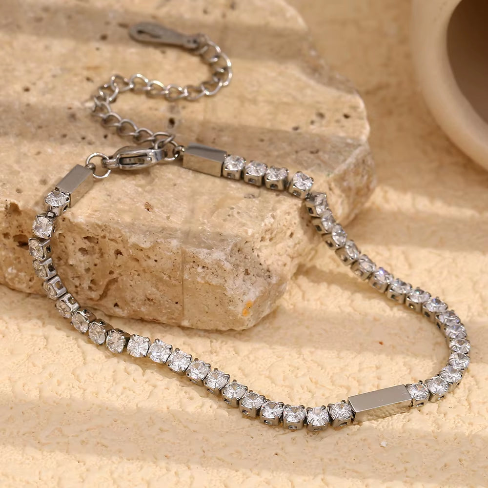 Diamond Bar Bracelet