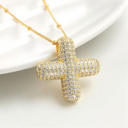 A-Z Sparkly Bubble Initial Necklace