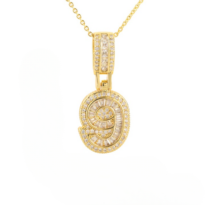 Diamond Number Necklace