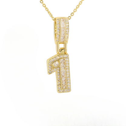 Diamond Number Necklace