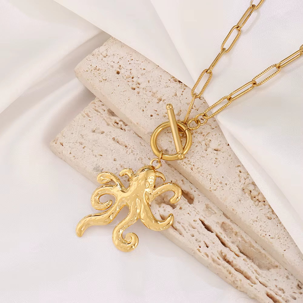 Octopus Toggle Necklace