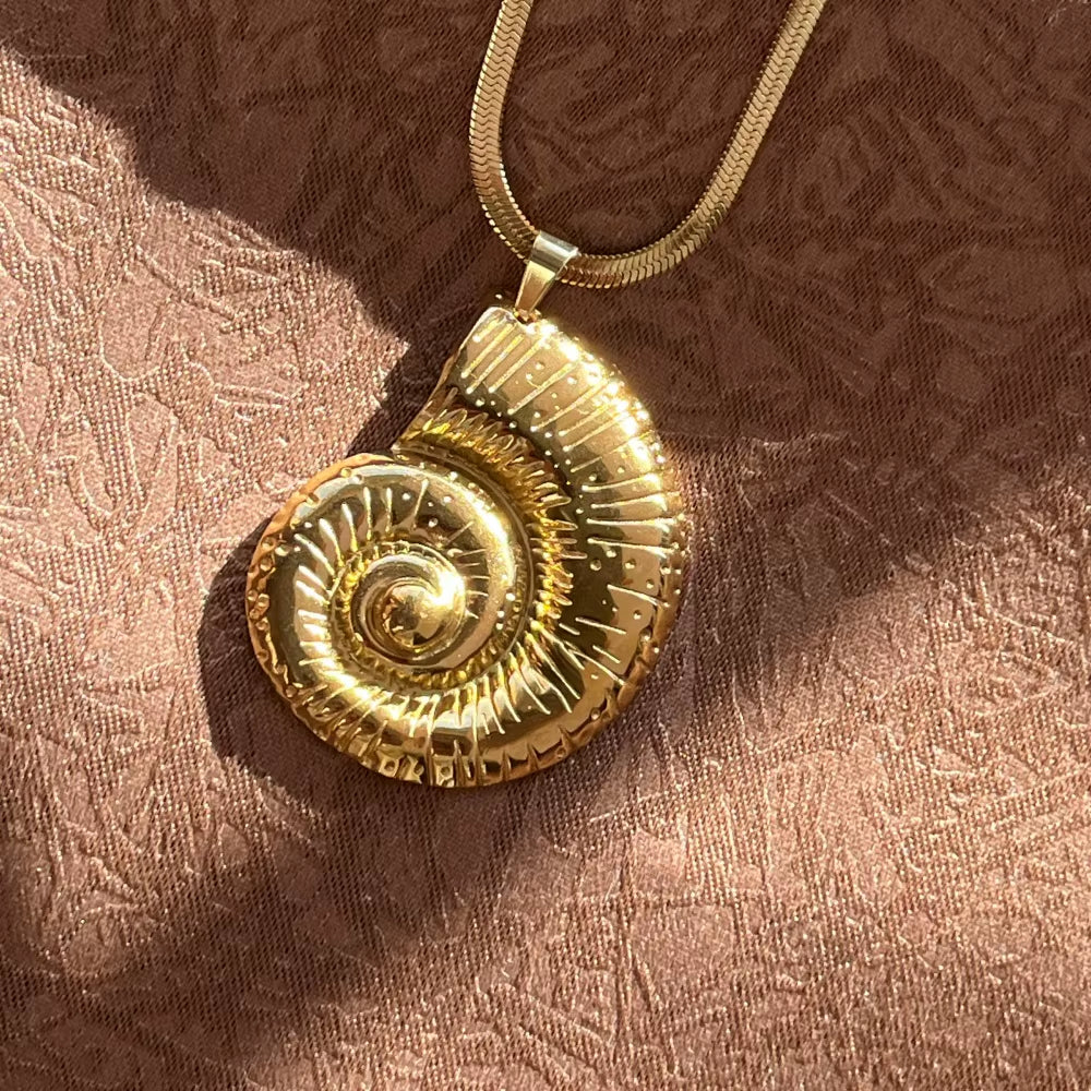 Conch Snail Necklace