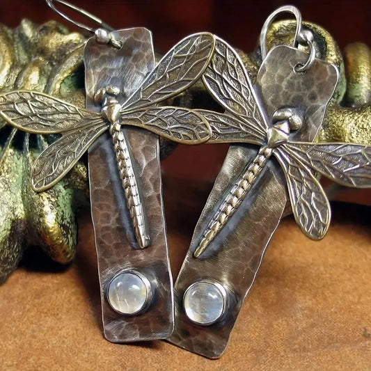 Vintage Dragonfly Earrings