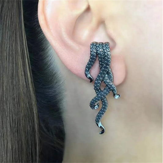 Dangling Octopus Earrings