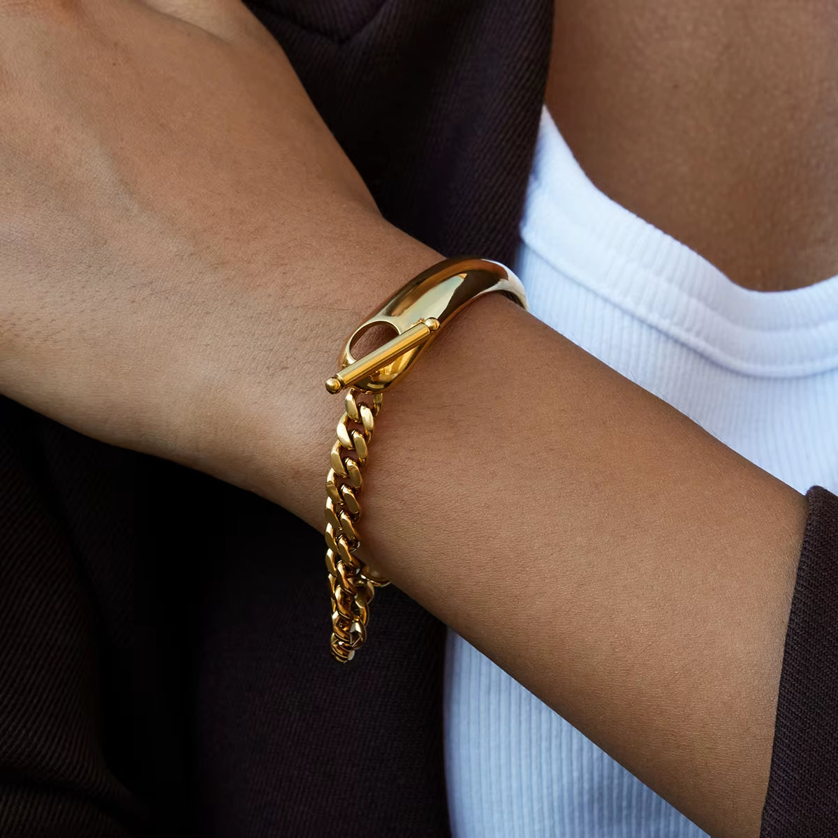 Half Buckle Toggle Bracelet