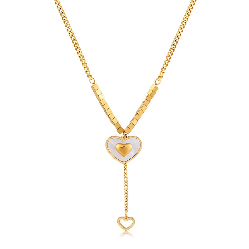Shell Heart Necklace