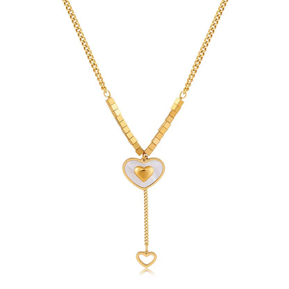 Shell Heart Necklace