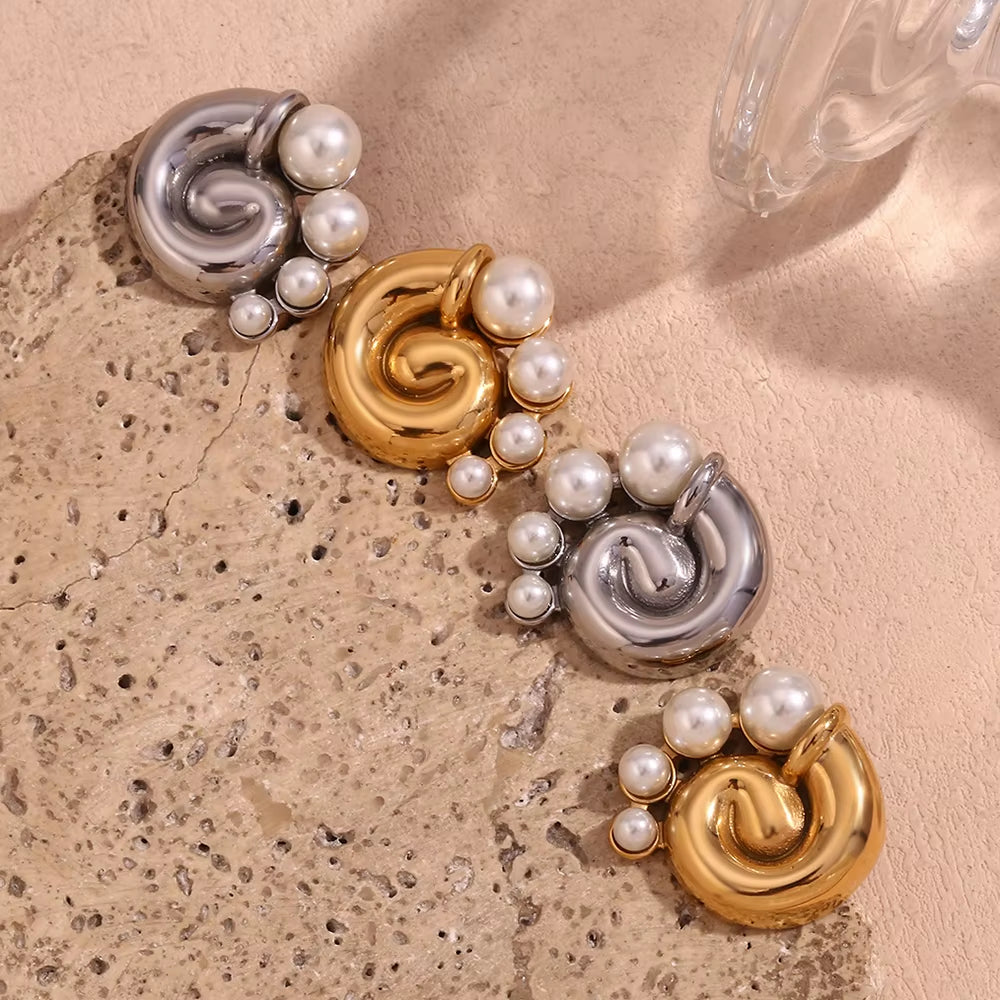 Vortex Pearl Earrings