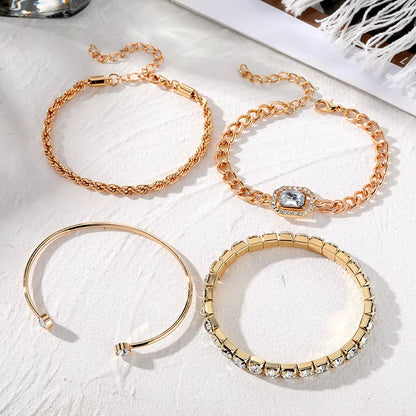 4pc Luxe Touch Bracelet Set