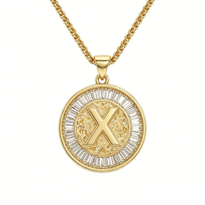Diamond Capital Letter Necklace