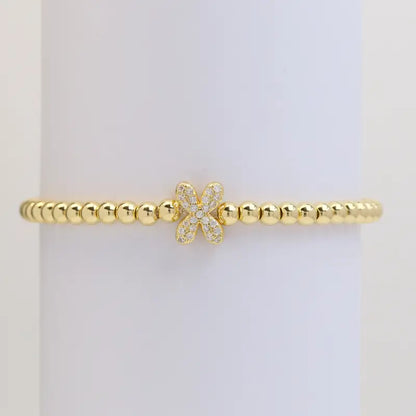 A-Z Bubble Initial Beaded Bracelet