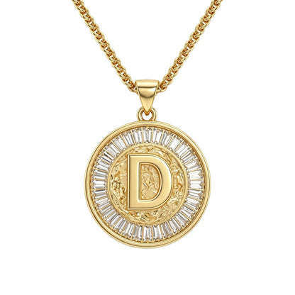 Diamond Capital Letter Necklace