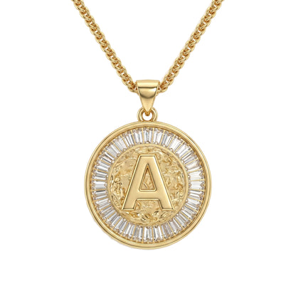 Diamond Capital Letter Necklace