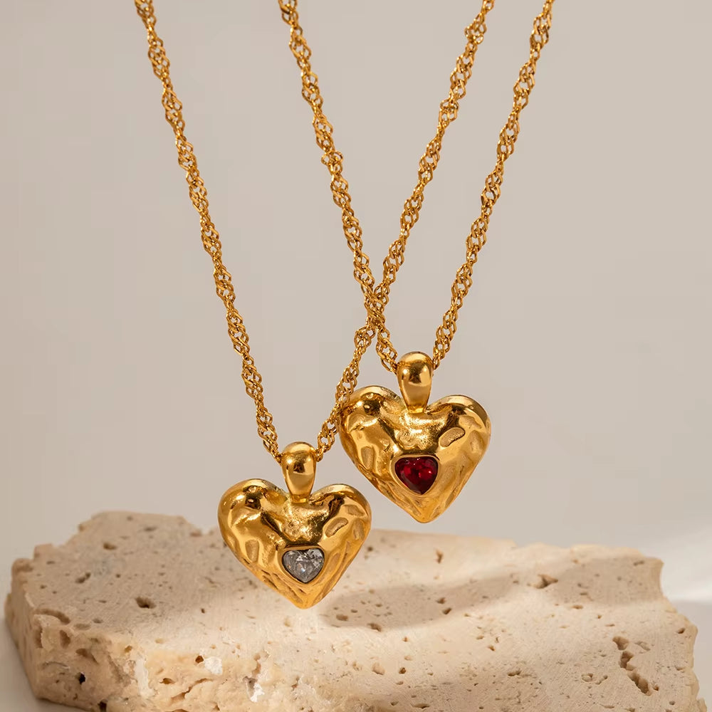 Lava Heart Necklace