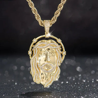 Jesus Head Necklace