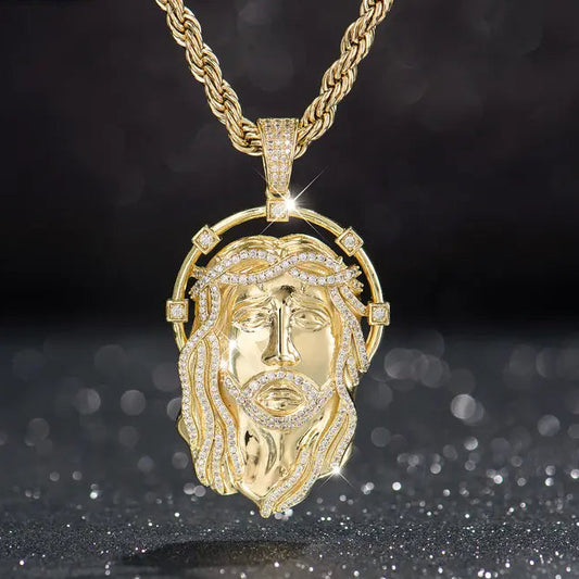 Jesus Head Necklace