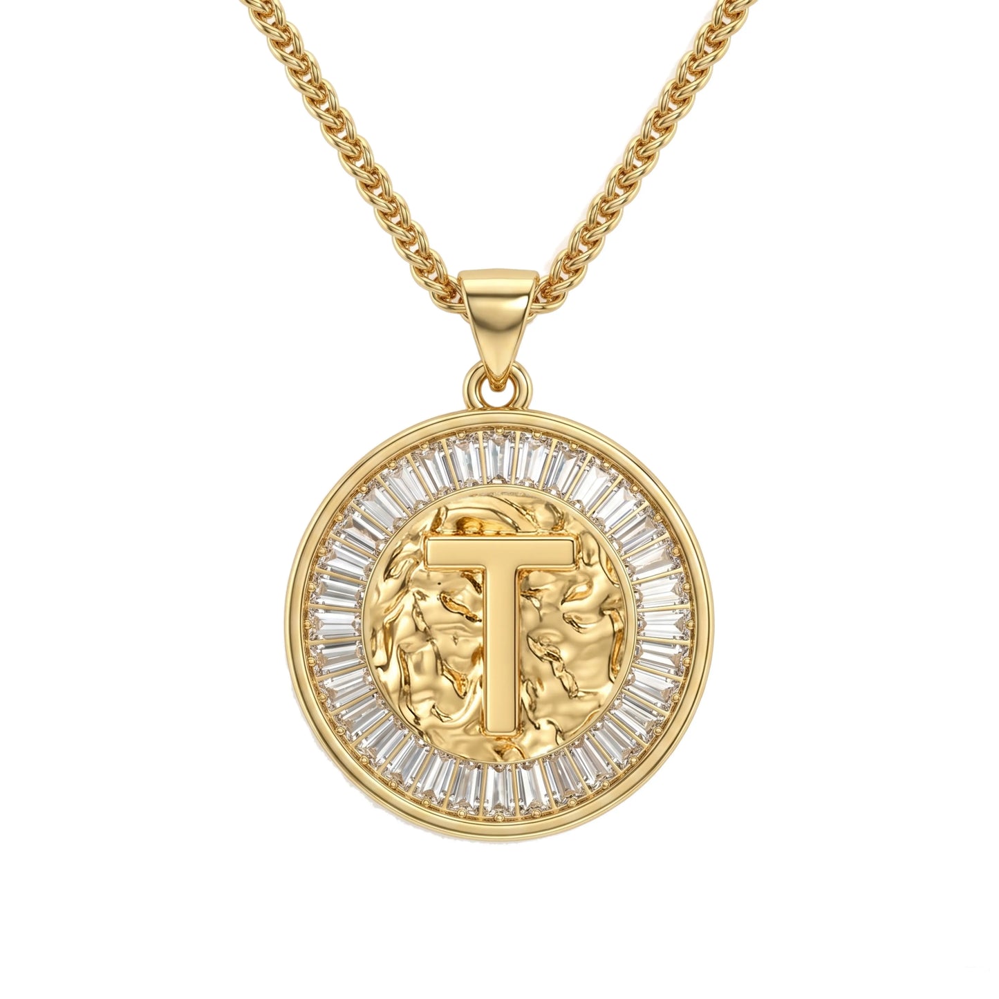Diamond Capital Letter Necklace