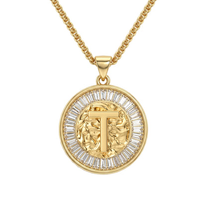 Diamond Capital Letter Necklace