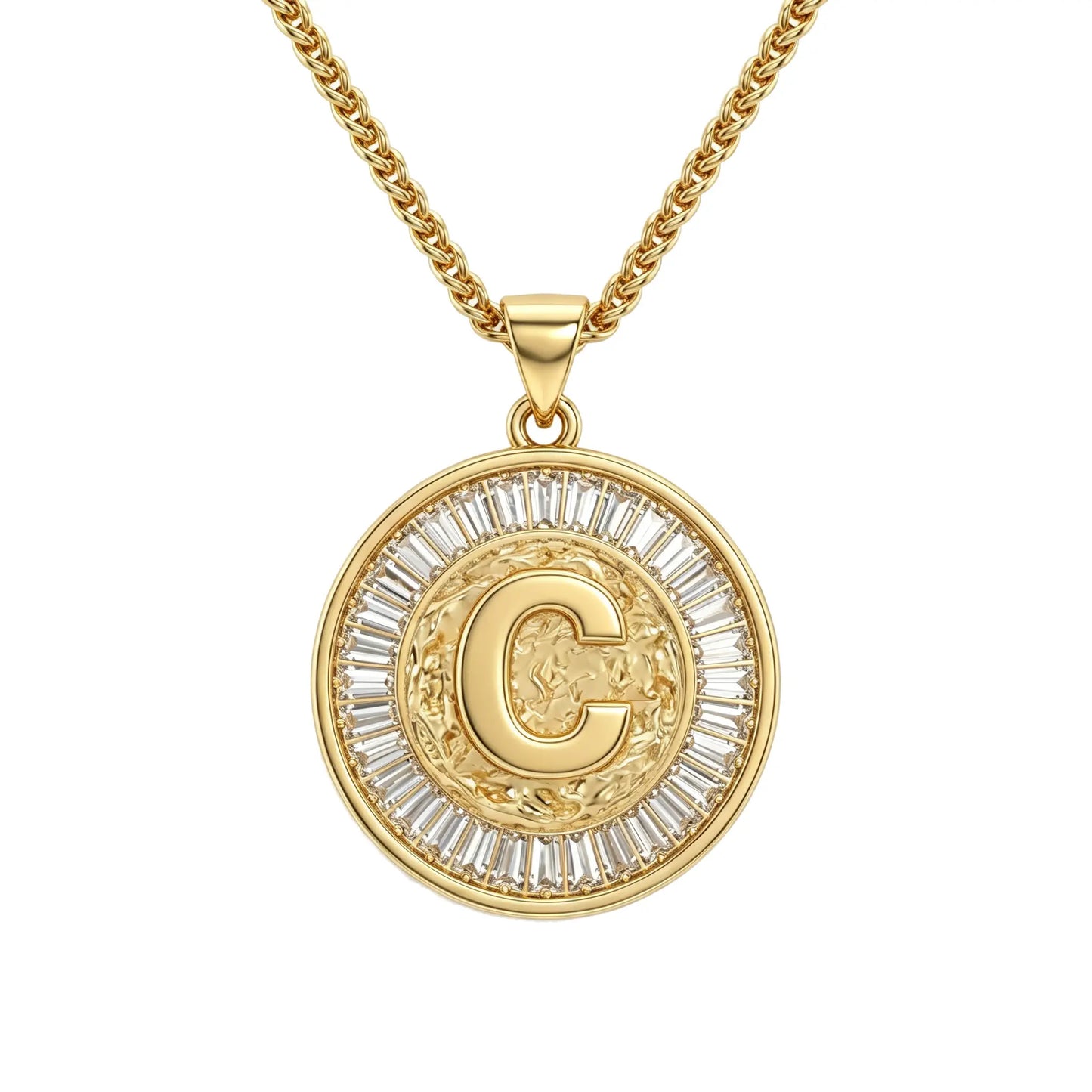 Diamond Capital Letter Necklace