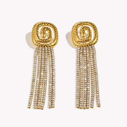 Vortex Tassel Earrings