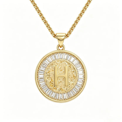 Diamond Capital Letter Necklace