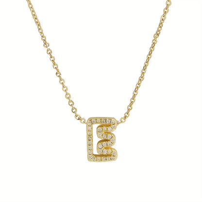 A-Z Diamond Initial Necklace
