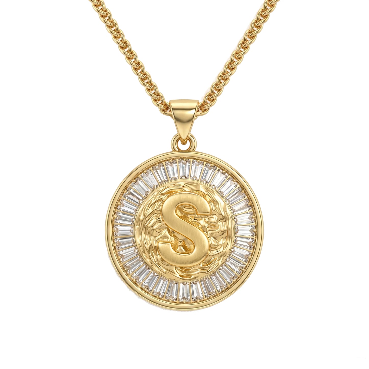 Diamond Capital Letter Necklace