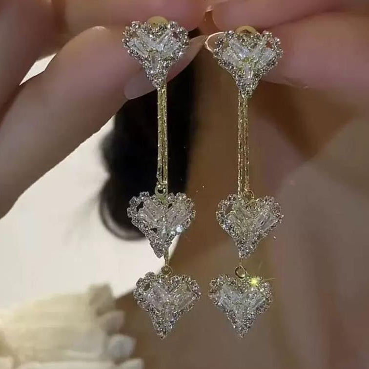 Diamond Tassel Earrings