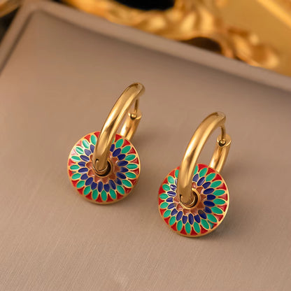 Rainbow Daisy Jewelry Set