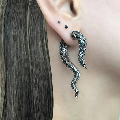 Octopus Tentacle Dangle Earrings