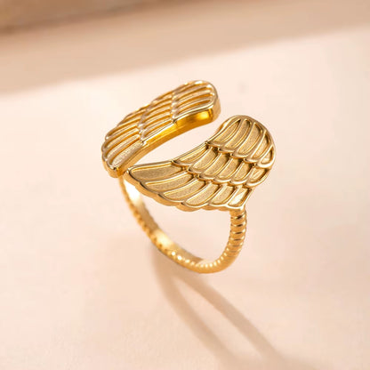 Angel Wing Open Ring