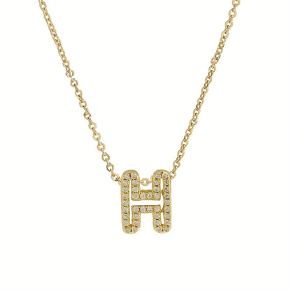 A-Z Diamond Initial Necklace