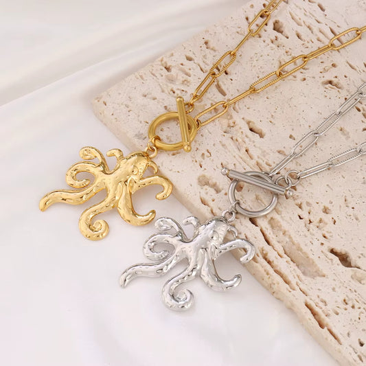 Octopus Toggle Necklace