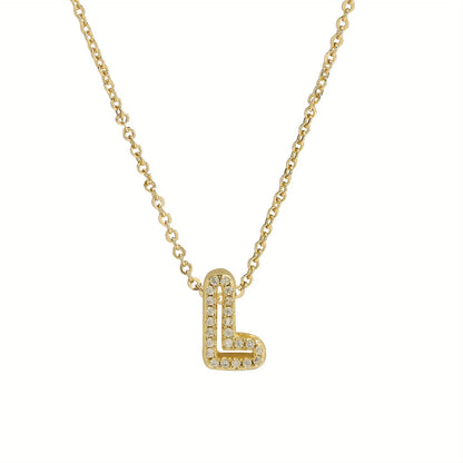 A-Z Diamond Initial Necklace