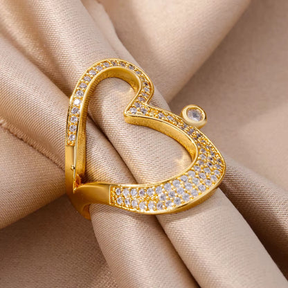 Diamond Heart Ring