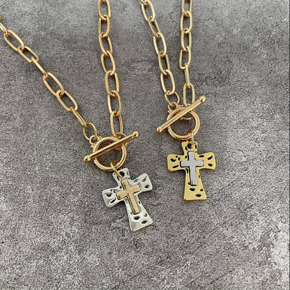 Boho Cross Necklace