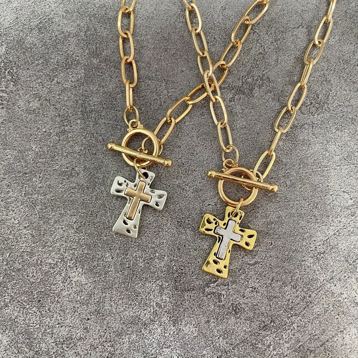 Boho Cross Necklace