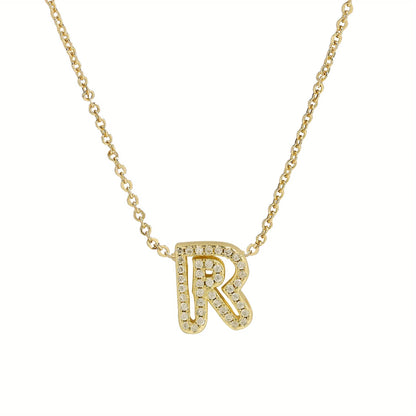A-Z Diamond Initial Necklace