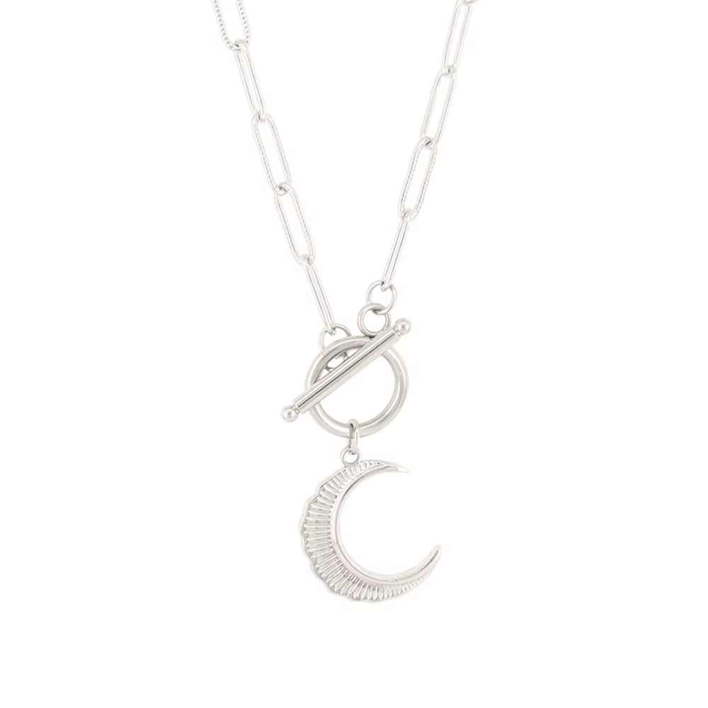 Moon Toggle Necklace