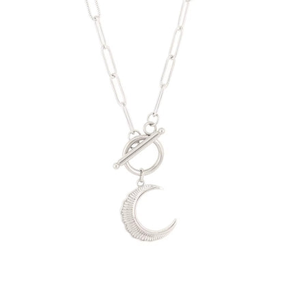 Moon Toggle Necklace