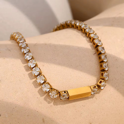 Diamond Bar Bracelet