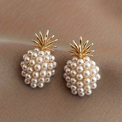Pineapple Pearl Earrings
