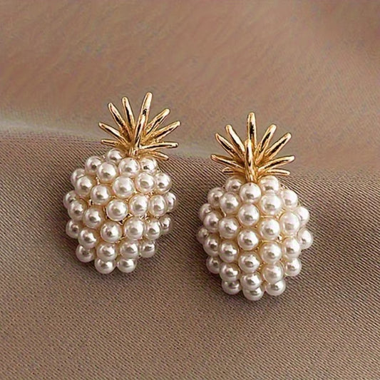 Pineapple Pearl Earrings