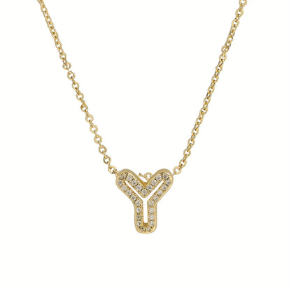 A-Z Diamond Initial Necklace