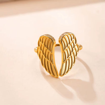 Angel Wing Open Ring